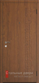 Стальная дверь С зеркалом №54 с отделкой МДФ ПВХ