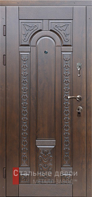 Стальная дверь Массив дуба №1 с отделкой Массив дуба