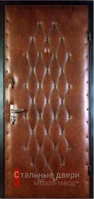 Стальная дверь Винилискожа №34 с отделкой Винилискожа