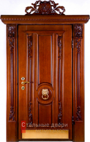 Стальная дверь Парадная дверь №40 с отделкой Массив дуба