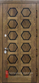 Стальная дверь МДФ №522 с отделкой МДФ ПВХ