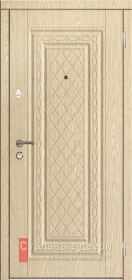 Стальная дверь МДФ №345 с отделкой МДФ ПВХ
